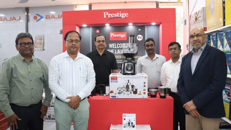 TTK Prestige launches Endura Pro Mixer Grinder in Pai International Electronics Ltd, Indiranagar, Bangalore