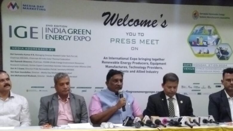 The three-day International India Green Energy Expo from June 3