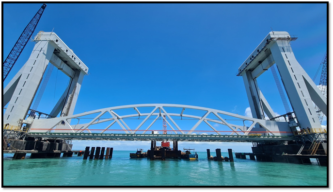Waves Beneath, Trains Above: The New Pamban Bridge