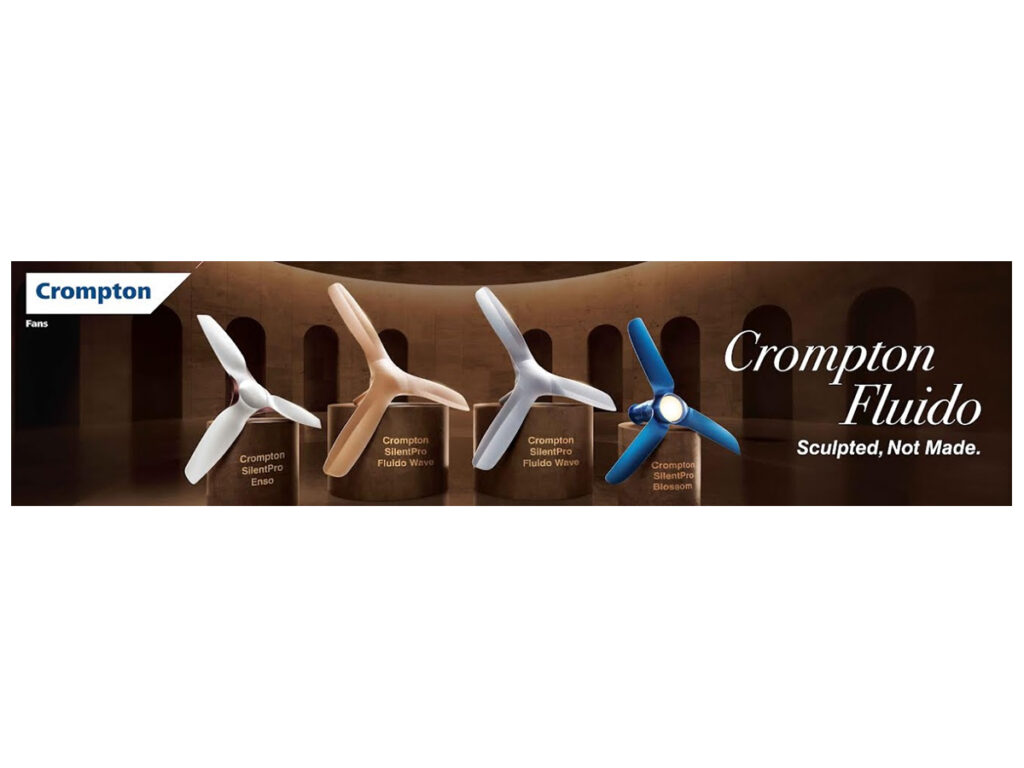 Crompton Celebrates World Interiors Day with its Sculpted Marvel – SilentPro Fluido Series