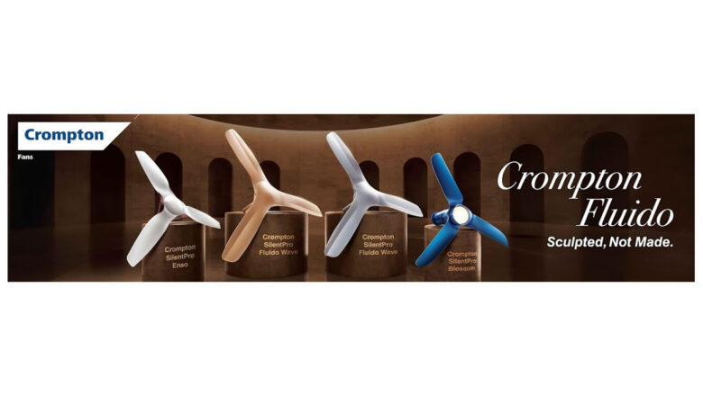Crompton Celebrates World Interiors Day with its Sculpted Marvel – SilentPro Fluido Series
