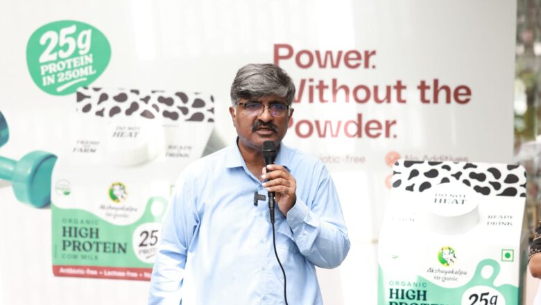 Akshayakalpa Organic Unveils High-Protein Milk in Bengaluru.