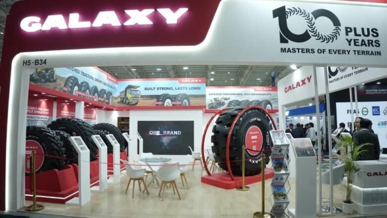 Galaxy unveils its latest tyre innovations at CII EXCON 2025