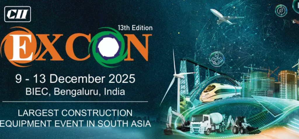 CII Unveils EXCON 2025: South Asia’s Premier Construction Equipment Expo Returns to Bengaluru for its 13th Edition