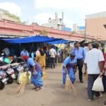 Rajendra Cholan Spearheads Major Drive Against Illegal Flex Displays,Mass Cleanliness Drive Conducted Across Central City Corporation Limits, Including K.R. Market