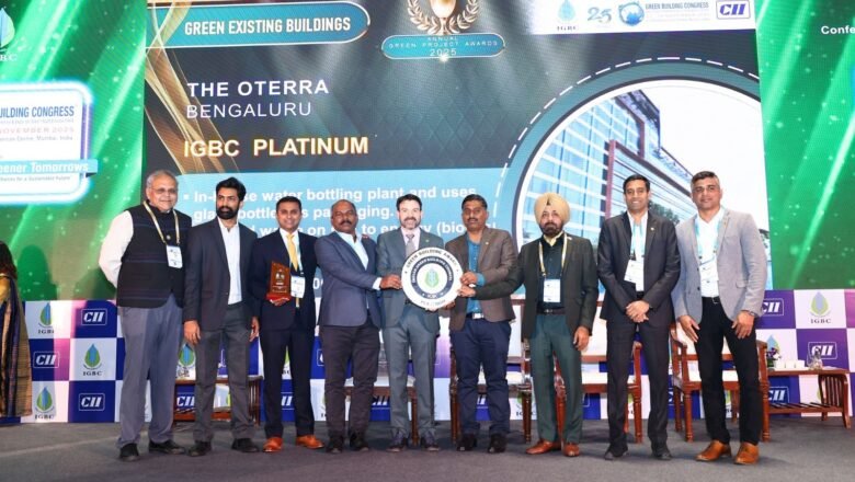 The Oterra Hotel Achieves Prestigious IGBC Green Existing Building Platinum Award