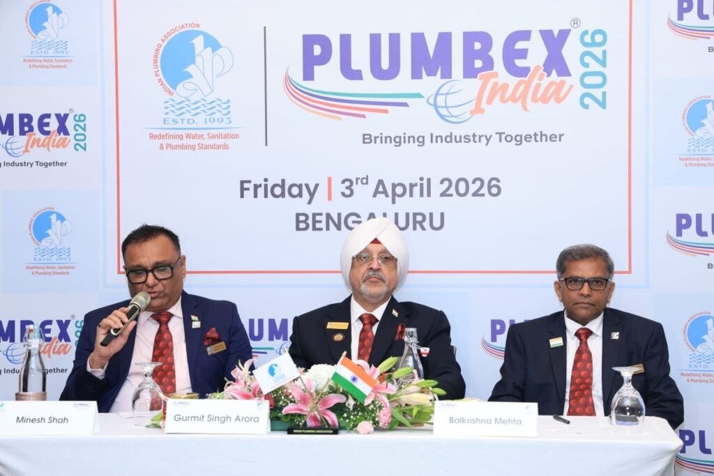 PlumbexIndia 2026 to Spotlight Water Sustainability and Urban Water Challenges in India.