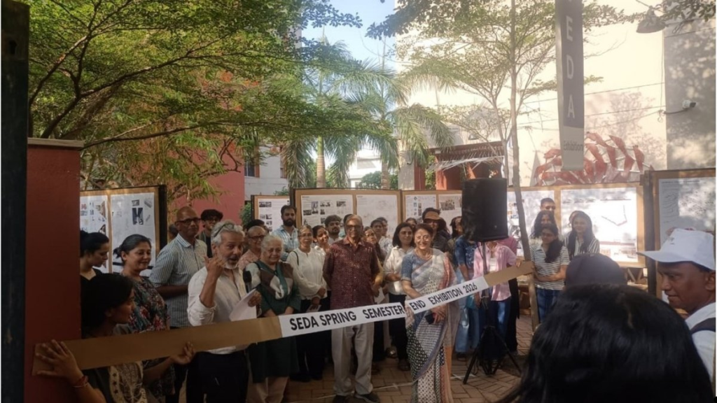 1500 models displayed at Spring 2026 Semester End Exhibition organized by School of Environmental Design and Architecture (SEDA), Navrachana University, Vadodara.