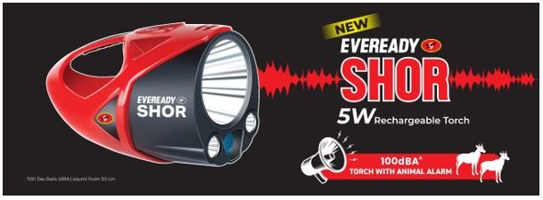 Eveready Expands Flashlight Portfolio, Launches Innovative Shor Torch with Animal Alarm to Help Farmers Protect Crops.