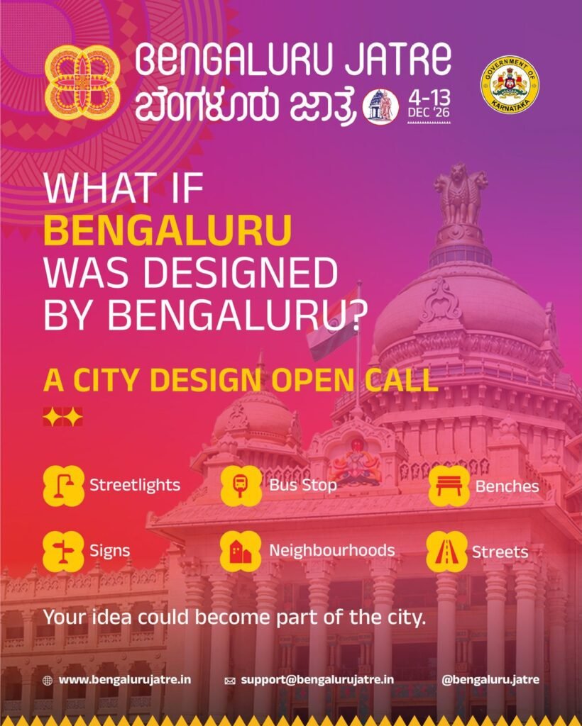 From Drawing Board to Streets: Bengaluru Jatre Invites Citizens to Redesign Everyday Public Spaces.